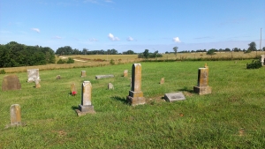 Rural cemetery near my mother's home town of Richland, MO. Stuarts' work is rich with motifs of life and death, work and pleasure, harvest and barrenness. The cycle of seasons and the return of life out of death were perennial themes for him.